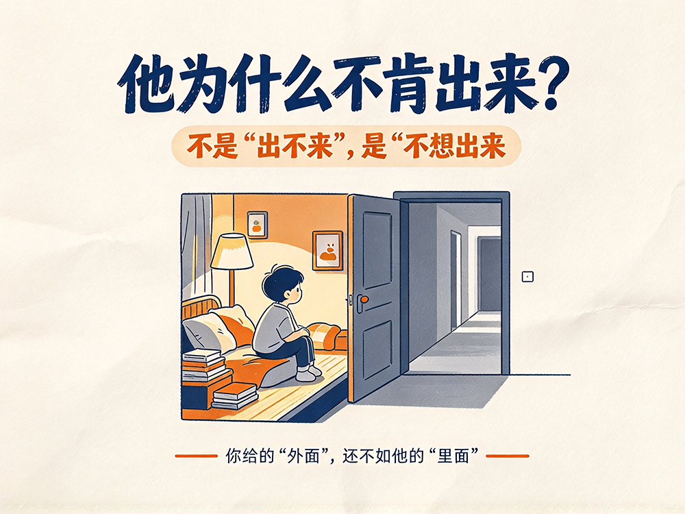 核心干预思路：让孩子主动向往外面世界